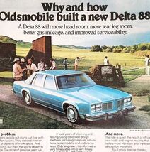 1978 Oldsmobile Delta 88 Royale Town Sedan Car Advertisement Automobilia... - $42.37 CAD