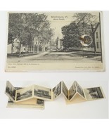 Main Street Middlebury Vermont VT RPPC Photo Antique Postcard Fold-out  ... - €27,09 EUR