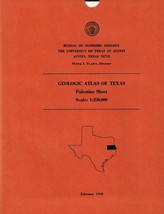 Geologic Atlas of Texas: Palestine Sheet, Geologic Map - £10.13 GBP