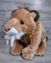 Wild Republic Smilodon Saber Tooth Tiger Wild Cat Plush Stuffed Animal Toy 12&quot; - £7.07 GBP