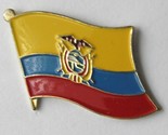 ECUADOR FLAG LAPEL PIN BADGE 3/4 INCH - $5.64