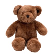 Build A Bear Teddy Plush 15&quot; Brown Classic Seated Stuffed Animal BABW - $17.68
