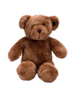 Build A Bear Teddy Plush 15&quot; Brown Classic Seated Stuffed Animal BABW - £14.00 GBP