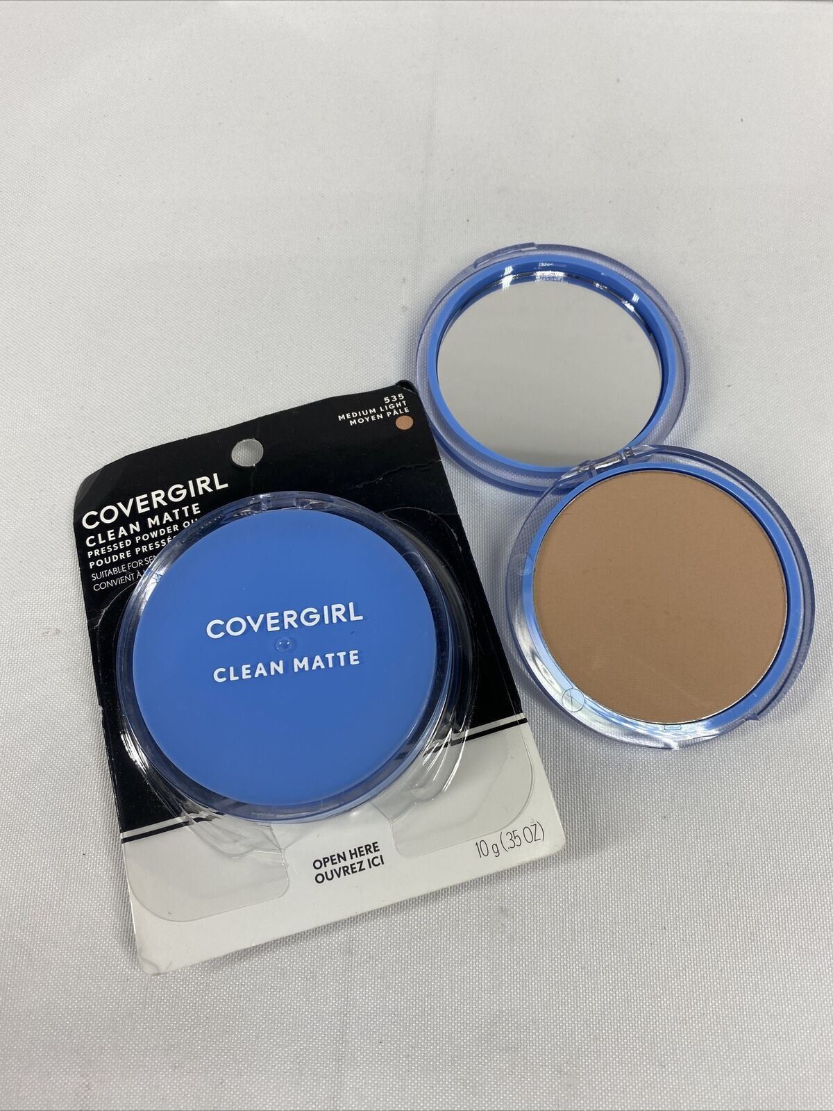 (2) CoverGirl 535 Medium Light Clean Oil Control Pressed Powder 0.35 oz - $9.49