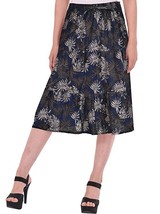 Womens Girls A-line Midi skirt with Cotton lining Hem 28&quot; Waist Free siz... - $34.14