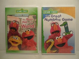 Sesame Street The Best Pet in the World &amp; The Great Numbers Game (DVD) Lot of 2 - $11.77