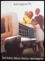 1970 Ford Station Wagon Brochure Torino Falcon Bronco - £15.58 GBP