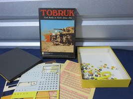 Tobrak Tank Battles in North Africa 1942 Avalon Hill  (C7) - £13.45 GBP