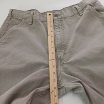 Carhartt B11-DES Dungaree Fit Mens 36×34 Fits 36×31 Carpenter Beige Rugged Jeans image 12