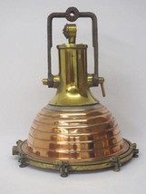 Vintage Large Copper And Cast Brass Directional Cargo Light Pendant - £1,113.29 GBP