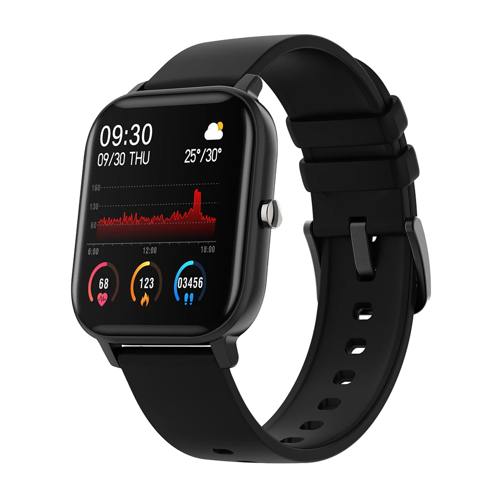 Full Touch Smart Watch Men P8 1.54 inch Fitness Tracker Blood Pressure IP67 Wate - £169.69 GBP