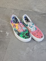 VANS Authentic Off The Wall Era Create Ur Color Shoes Painted Floral Womens 5.5 - £11.95 GBP