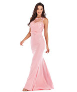 lace long bodycon party dress solid color off shoulder ladies gown 3 colors - $81.33 CAD