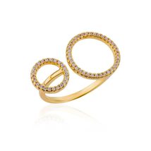 Dainty Rings For Women Gold Stacking Stackable Rings Open Circle Rings for Women - £21.37 GBP