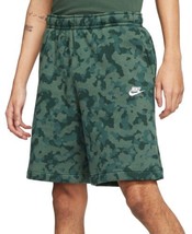 Nike Mens Camo Fleece Shorts Size Small Color Galactic Jade - £43.72 GBP
