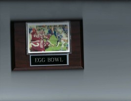 Egg Bowl Plaque Ole Miss Rebels Football Ncaa - £2.31 GBP