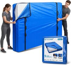 Heavy-Duty Queen Mattress Moving Bag with Adjustable Handles &amp; Zipper Cl... - $70.24