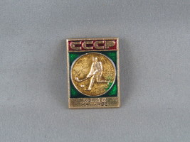 Vintage Soviet Sport Pin - Soviet Field Hockey - Stamped Pin - £12.04 GBP