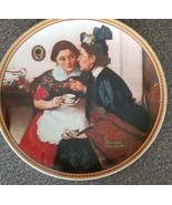 Rockwell Society of America Collectors Plate 18300 R ~ &#39;Gossiping in the... - $30.48 CAD