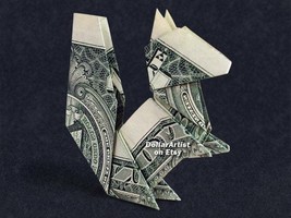 SQUIRREL Money Origami - Dollar Bill Cash - Animal - $19.95
