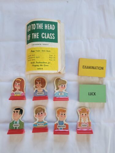 Go To The Head of the Class Replacement Pieces Game Milton Bradley Co VTG 1967 - $10.39
