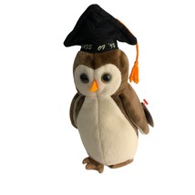 Wise the Owl Retired TY Beanie Baby Class of 1998 Graduation PE Pellets - $6.80