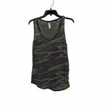 Altar&#39;d State Tank Top Size Large Camo Pattern Worn Look Womens Cotton Blend - £12.37 GBP