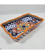 Vintage JJ Marquin JP Artesanias Mexico Serving Dish 9x6x2 Inch - $30.17 CAD