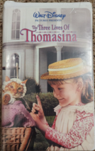 The Three Lives of Thomasina 1963 (VHS, 1996) Vintage Clamshell Walt Disney - $6.60