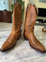 Boulet  women’s western cowboy boots 6126 Wrangler color is tobacco size 8 C - £91.92 GBP