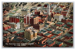 Airplane View Business Section El Paso Texas TX DB Postcard V9 - $4.90