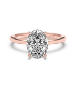 1.00 CT Oval Cut Solitaires G-H Color with I1 Clarity Natural Diamond Ring. - £3,154.32 GBP