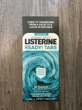 Listerine Ready Tabs Chewable Breath Tablets Clean Mint  6 Packs x 8 (48 Total) - £137.37 GBP