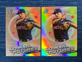 x2 2021 Bowman Chrome Nick Yorke 40-Man Futures #FMF-25 Red Sox Pirates - $1.00