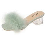  fluffy peep toe sexy high heels women shoes fur feather lady fashion wedding slip thumb155 crop