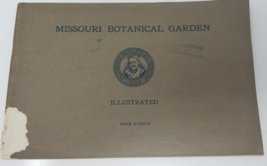 1935 Missouri Botanical Garden Illustrated Fold Out Map Photos Booklet - £29.84 GBP