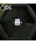 3 Carat Emerald Cut Moissanite Engagement Ring – 925 Sterling Silver, 4-... - $303.94 CAD