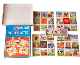 Vintage “Picture Lotto” game Galt Toys Complete  Made In England Rare - $33.24
