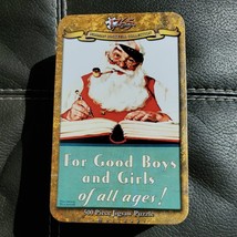 Norman Rockwell No Christmas Problem Now Good Boys Girls 500 Piece NEW in Tin - £14.87 GBP