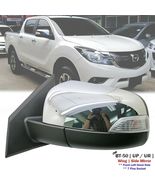 Left Chrome Side Mirror w/ Signal &amp; Electric Folding For Mazda BT-50 DHL - £195.51 GBP