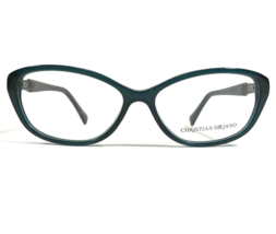 Christian Siriano HAILEY DGRNO Eyeglasses Frames Dark Green Cat Eye 52-14-135 - £44.78 GBP