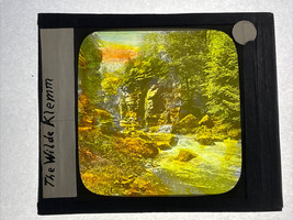 Vintage Color Glass Magic Lantern Slide “The Wilde Klemm” - $27.56 CAD