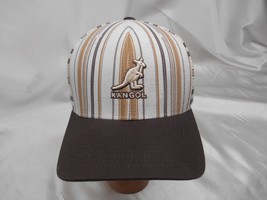 Old Vtg Kangol Multi Pinstripe Flexfit Baseball Cap Hat S/M Fashion Attire - £15.78 GBP