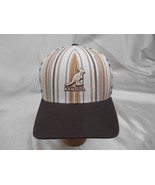 Old Vtg KANGOL MULTI PINSTRIPE FLEXFIT BASEBALL CAP HAT S/M FASHION ATTIRE - $19.79