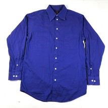 Vintage Grateful Dead Button Down Shirt Mens 15 32/33 Blue Purple Long S... - £20.51 GBP