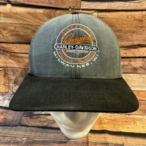 Vintage Harley Davidson Motorcycles Milwaukee Adjustable Snapback 90s Hat Cap - $18.52