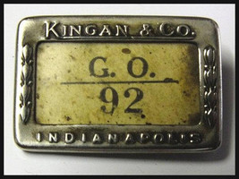 Vintage Badge Whitehead & Hoag Kingan Co. Badge Pin of Indianapolis - $15.00