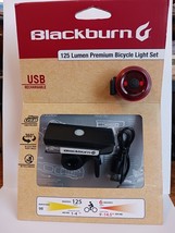 Blackburn 125 Lumen Premium Bicycle Light Set Headlight &amp; Tail Light, USB - $331.23 MXN