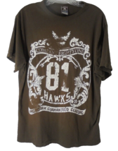 Company 81 Mens Size Medium M Tshirt Graphic Tee Brown White 100% Cotton - $8.86