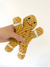 Handmade Eco-Friendly Gingerman Rope Toy for Dogs - £19.39 GBP